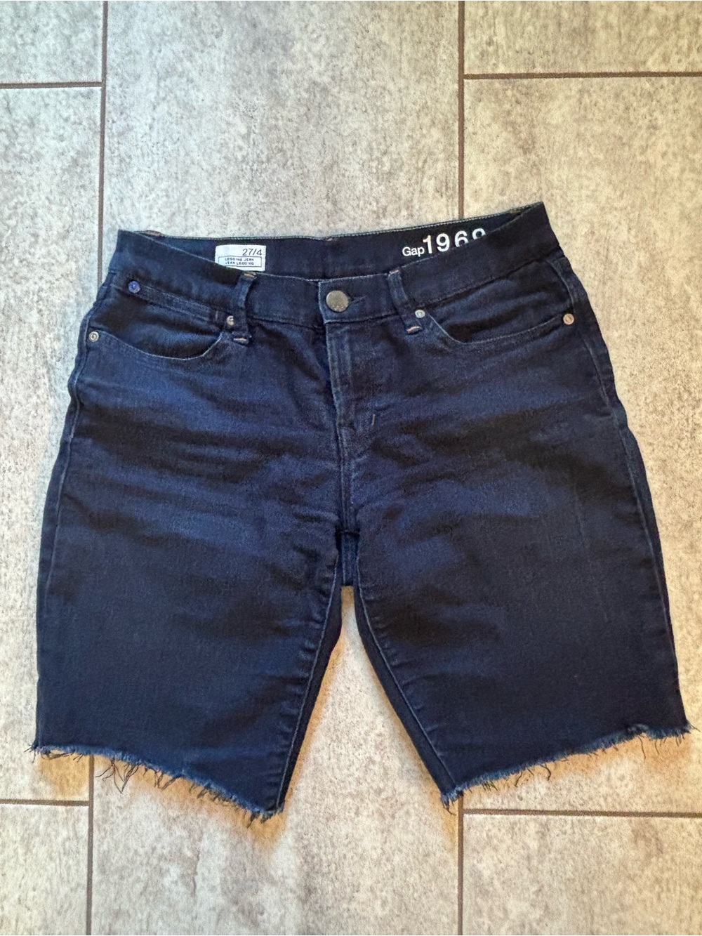 GAP 1969 Navy Denim Shorts